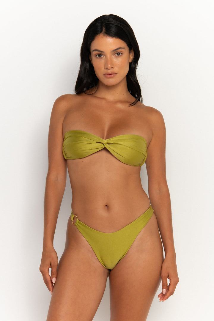 Maro Top - Olive Gloss