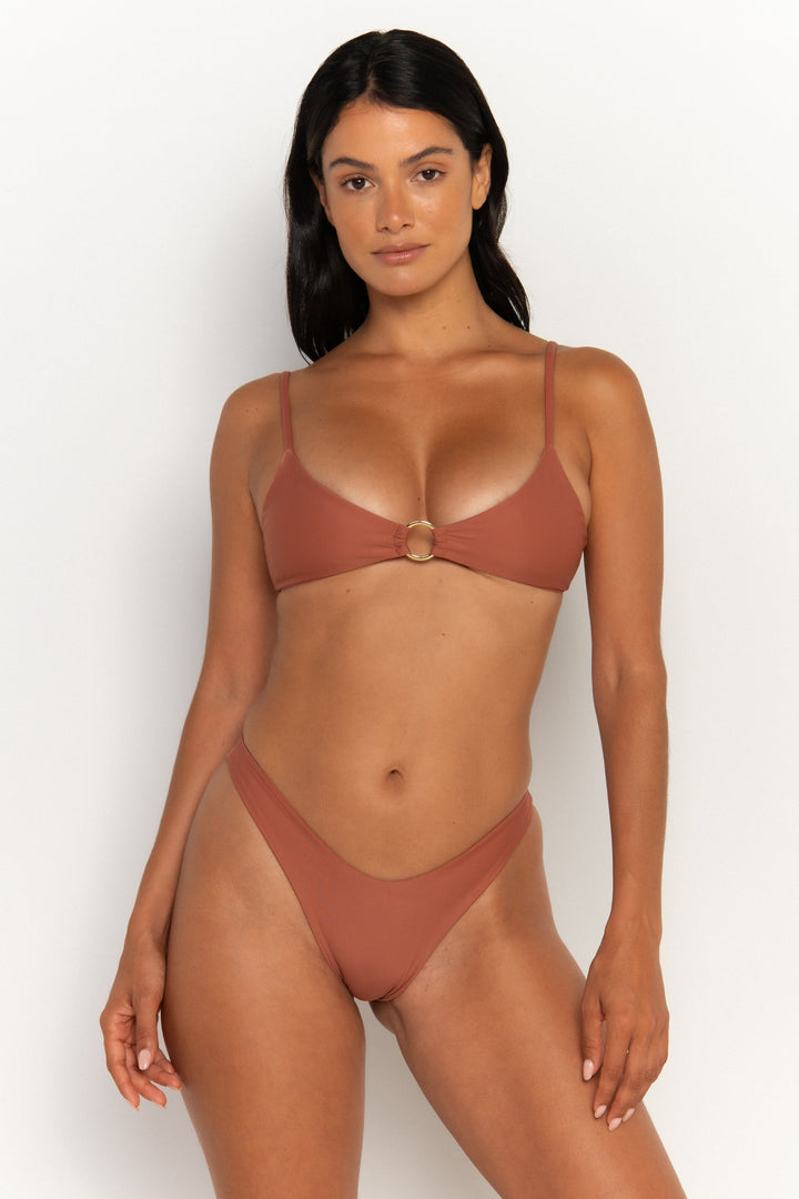 Pelosa Top - Rusty Rose