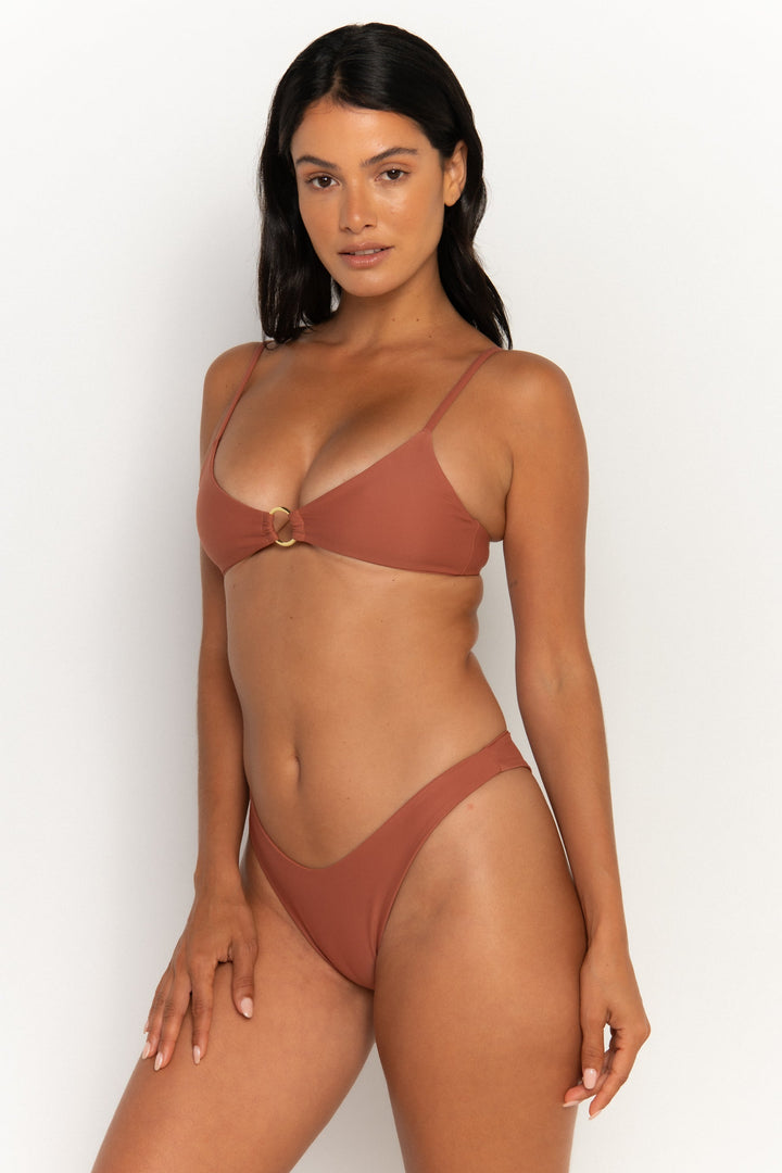 Pelosa Top - Rusty Rose